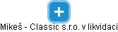 Mikeš - Classic s.r.o. v likvidaci - obrázek vizuálního zobrazení vztahů obchodního rejstříku