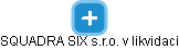 SQUADRA SIX s.r.o. v likvidaci - obrázek vizuálního zobrazení vztahů obchodního rejstříku