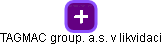 TAGMAC group. a.s. v likvidaci - obrázek vizuálního zobrazení vztahů obchodního rejstříku
