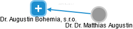 Dr. Augustin Bohemia, s.r.o. - obrázek vizuálního zobrazení vztahů obchodního rejstříku
