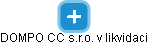 DOMPO CC s.r.o. v likvidaci - obrázek vizuálního zobrazení vztahů obchodního rejstříku