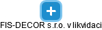 FIS-DECOR s.r.o. v likvidaci - obrázek vizuálního zobrazení vztahů obchodního rejstříku