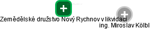 Zemědělské družstvo Nový Rychnov v likvidaci - obrázek vizuálního zobrazení vztahů obchodního rejstříku