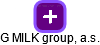 G MILK group, a.s. - obrázek vizuálního zobrazení vztahů obchodního rejstříku