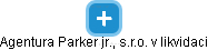 Agentura Parker jr., s.r.o. v likvidaci - obrázek vizuálního zobrazení vztahů obchodního rejstříku