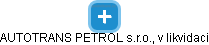 AUTOTRANS PETROL s.r.o., v likvidaci - obrázek vizuálního zobrazení vztahů obchodního rejstříku