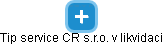 Tip service CR s.r.o. v likvidaci - obrázek vizuálního zobrazení vztahů obchodního rejstříku