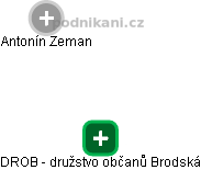 DROB - družstvo občanů Brodská - obrázek vizuálního zobrazení vztahů obchodního rejstříku