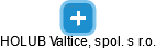 HOLUB Valtice, spol. s r.o. - obrázek vizuálního zobrazení vztahů obchodního rejstříku