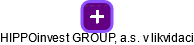 HIPPOinvest GROUP, a.s. v likvidaci - obrázek vizuálního zobrazení vztahů obchodního rejstříku