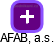 AFAB, a.s. - obrázek vizuálního zobrazení vztahů obchodního rejstříku