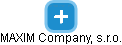 MAXIM Company, s.r.o. - obrázek vizuálního zobrazení vztahů obchodního rejstříku