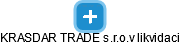 KRASDAR TRADE s.r.o.v likvidaci - obrázek vizuálního zobrazení vztahů obchodního rejstříku
