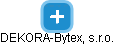 DEKORA-Bytex, s.r.o. - obrázek vizuálního zobrazení vztahů obchodního rejstříku
