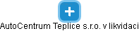 AutoCentrum Teplice s.r.o. v likvidaci - obrázek vizuálního zobrazení vztahů obchodního rejstříku