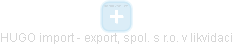 HUGO import - export, spol. s r.o. v likvidaci - obrázek vizuálního zobrazení vztahů obchodního rejstříku