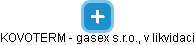 KOVOTERM - gasex s.r.o., v likvidaci - obrázek vizuálního zobrazení vztahů obchodního rejstříku