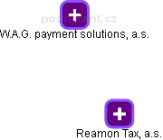 Reamon Tax, a.s. - obrázek vizuálního zobrazení vztahů obchodního rejstříku
