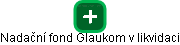 Nadační fond Glaukom v likvidaci - obrázek vizuálního zobrazení vztahů obchodního rejstříku