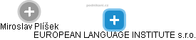 EUROPEAN LANGUAGE INSTITUTE s.r.o. - obrázek vizuálního zobrazení vztahů obchodního rejstříku