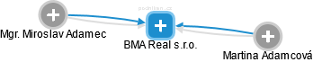 BMA Real s.r.o. - obrázek vizuálního zobrazení vztahů obchodního rejstříku
