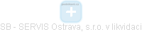 SB - SERVIS Ostrava, s.r.o. v likvidaci - obrázek vizuálního zobrazení vztahů obchodního rejstříku
