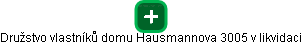 Družstvo vlastníků domu Hausmannova 3005 v likvidaci - obrázek vizuálního zobrazení vztahů obchodního rejstříku