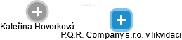 P.Q.R. Company s.r.o. v likvidaci - obrázek vizuálního zobrazení vztahů obchodního rejstříku