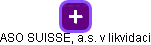 ASO SUISSE, a.s. v likvidaci - obrázek vizuálního zobrazení vztahů obchodního rejstříku