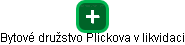 Bytové družstvo Plickova v likvidaci - obrázek vizuálního zobrazení vztahů obchodního rejstříku