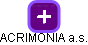 ACRIMONIA a.s. - obrázek vizuálního zobrazení vztahů obchodního rejstříku