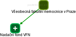 Nadační fond VFN - obrázek vizuálního zobrazení vztahů obchodního rejstříku
