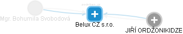 Belux CZ s.r.o. - obrázek vizuálního zobrazení vztahů obchodního rejstříku
