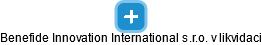 Benefide Innovation International s.r.o. v likvidaci - obrázek vizuálního zobrazení vztahů obchodního rejstříku