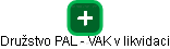 Družstvo PAL - VAK  v likvidaci  - obrázek vizuálního zobrazení vztahů obchodního rejstříku