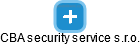 CBA security service s.r.o. - obrázek vizuálního zobrazení vztahů obchodního rejstříku