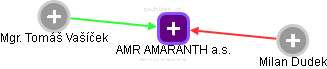 AMR AMARANTH a.s. - obrázek vizuálního zobrazení vztahů obchodního rejstříku