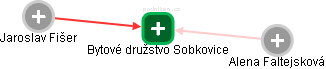 Bytové družstvo Sobkovice - obrázek vizuálního zobrazení vztahů obchodního rejstříku