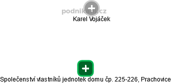 Společenství vlastníků jednotek domu čp. 225-226, Prachovice - obrázek vizuálního zobrazení vztahů obchodního rejstříku