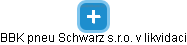 BBK pneu Schwarz s.r.o. v likvidaci - obrázek vizuálního zobrazení vztahů obchodního rejstříku