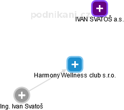 Harmony Wellness club s.r.o. - obrázek vizuálního zobrazení vztahů obchodního rejstříku