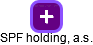 SPF holding, a.s. - obrázek vizuálního zobrazení vztahů obchodního rejstříku