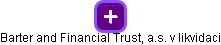 Barter and Financial Trust, a.s. v likvidaci - obrázek vizuálního zobrazení vztahů obchodního rejstříku