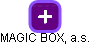 MAGIC BOX, a.s. - obrázek vizuálního zobrazení vztahů obchodního rejstříku