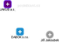 DABOK s.r.o. - obrázek vizuálního zobrazení vztahů obchodního rejstříku