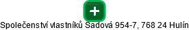 Společenství vlastníků Sadová 954-7, 768 24 Hulín - obrázek vizuálního zobrazení vztahů obchodního rejstříku