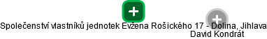 Společenství vlastníků jednotek Evžena Rošického 17 - Dolina, Jihlava - obrázek vizuálního zobrazení vztahů obchodního rejstříku