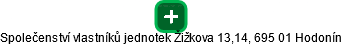 Společenství vlastníků jednotek Žižkova 13,14, 695 01 Hodonín - obrázek vizuálního zobrazení vztahů obchodního rejstříku