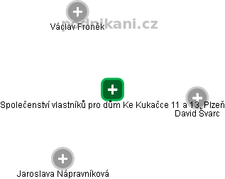 Společenství vlastníků pro dům Ke Kukačce 11 a 13, Plzeň - obrázek vizuálního zobrazení vztahů obchodního rejstříku