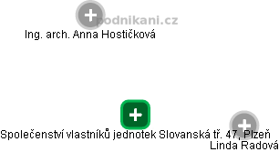 Společenství vlastníků jednotek Slovanská tř. 47, Plzeň - obrázek vizuálního zobrazení vztahů obchodního rejstříku